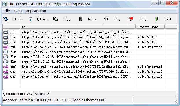 URL Helper 3.45 screenshot